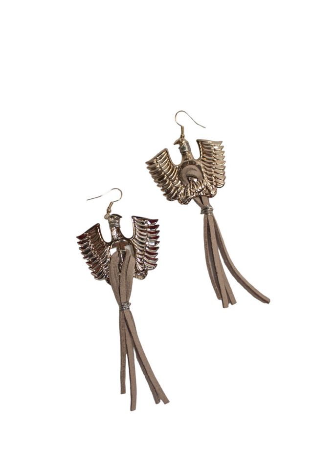Upcycled Handmade Vintage Western Fringe Earrings Selected By Moons + Junes Vintage #2