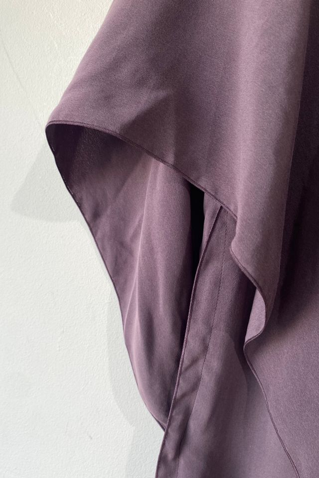 Lanvin Purple Ruffle Midi Dress Selected by The Curatorial Dept #1