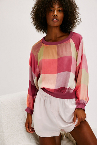 Sugar Cookie Flannel Pullover product page
