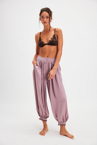 Night Special Solid Pants by Intimately at Free People in Woodrose, Size: Small