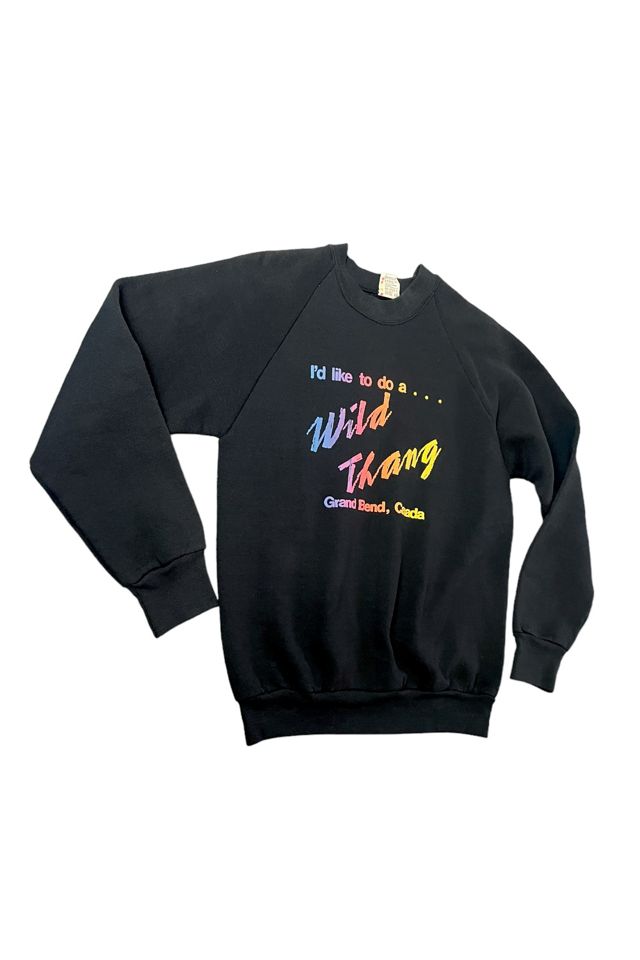 Vintage Black Wild Thang Graphic Sweatshirt Selected By Ankh By Racquel Vintage #1