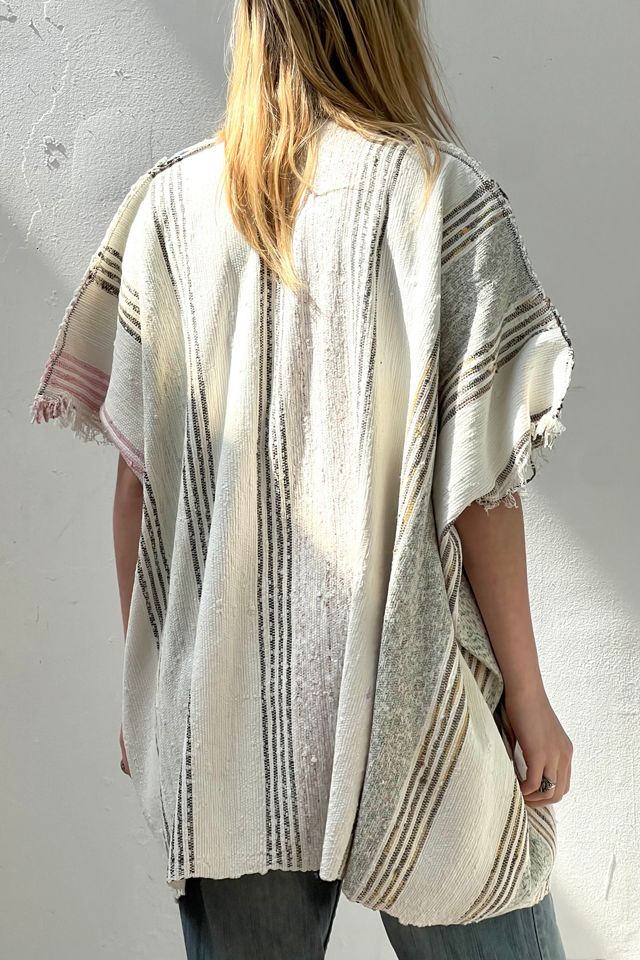 Anna Corinna Reworked Vintage Woven  Stripes Rag Jacket #1