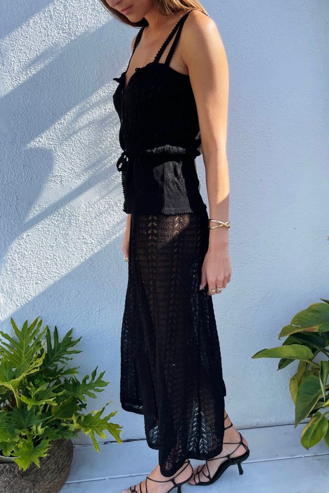1980s Pointelle Skirt Set Selected by Madly Vintage #2
