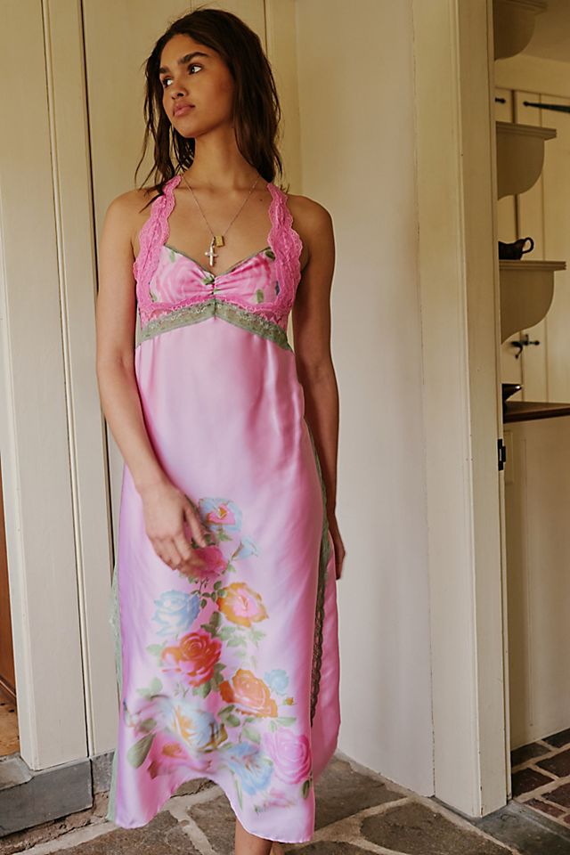 free people pink slip dress - x Intimately FP Disco Fever Mini In Hot Combo length with a scoop neckline and low open back. Free People City Cool Midi