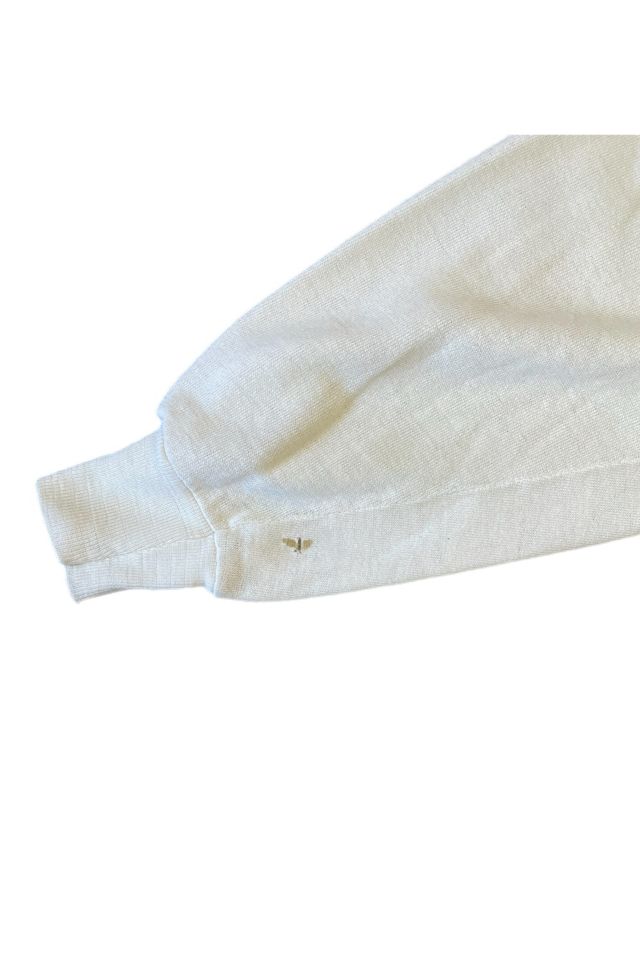 1980's Super Thin and Soft Off White Sweatshirt Selected By Villains Vintage #2