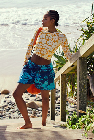 Sprint To The Finish Printed Shorts