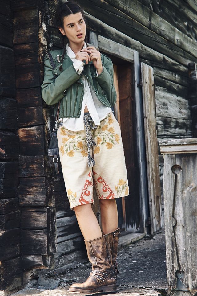 Augusta Embroidered Pull-On Shorts #4