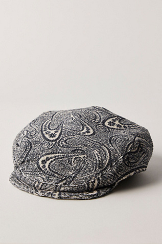 Anna Sui Paisley Paperboy Hat