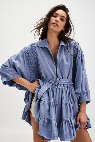 Hampton Mini Dress at Free People in Lolite, Size: Large