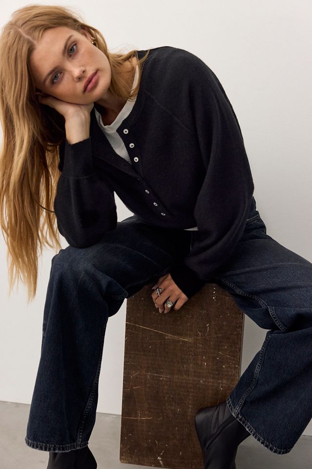 Porta Cashmere Henley Sweater #3
