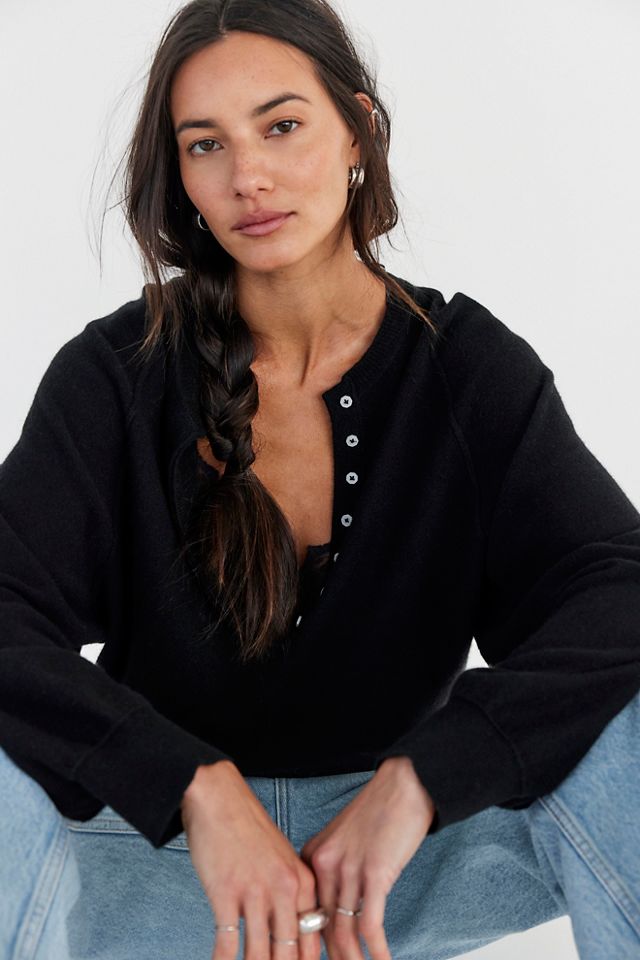 Porta Cashmere Henley Sweater #1
