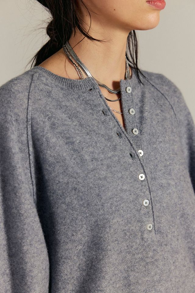 Porta Cashmere Henley Sweater #3