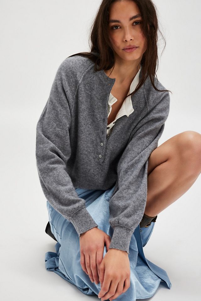 Porta Cashmere Henley Sweater #6