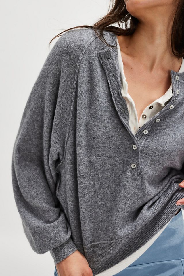 Porta Cashmere Henley Sweater #9