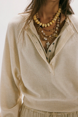 Porta Cashmere Henley Sweater