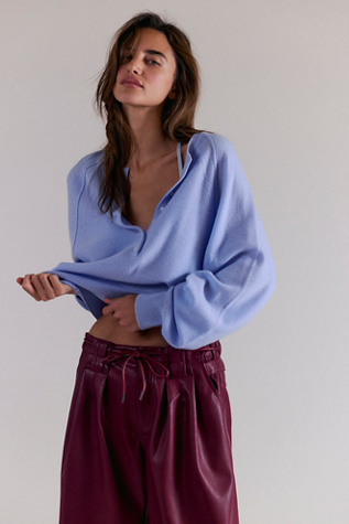 Porta Cashmere Henley Sweater