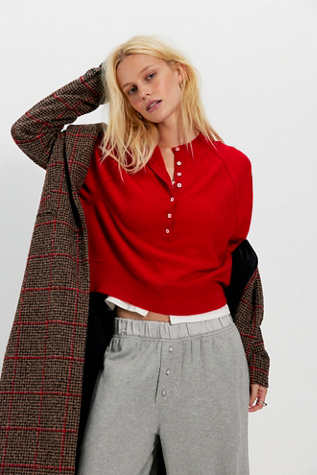 Porta Cashmere Henley Sweater