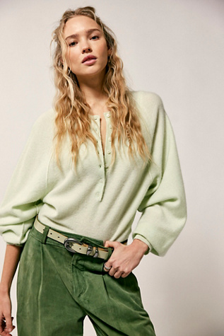 Porta Cashmere Henley Sweater