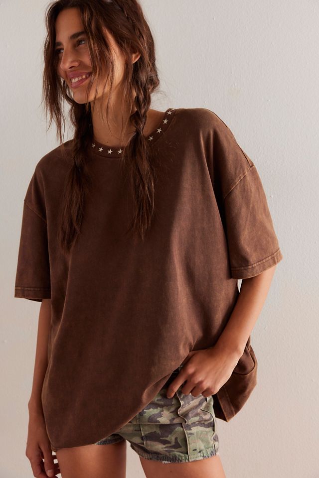 T-shirt brodé Frontier #1
