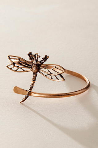 Dragonfly Arm Cuff at Free People in Gold