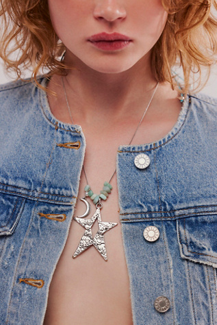 Sweeny Long Pendant Necklace at Free People in Star