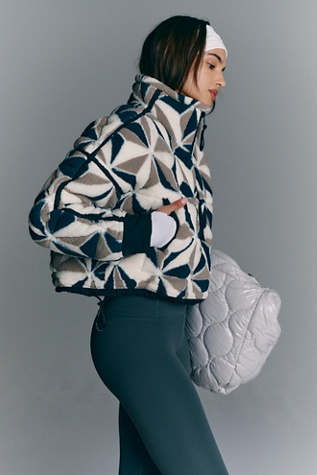 Mountain High 3D Printed 1/2 Zip Fleece | Free People