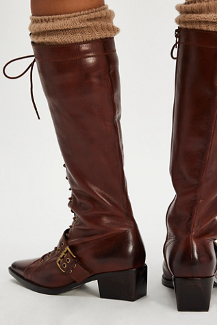 Nelly Lace-Up Boots