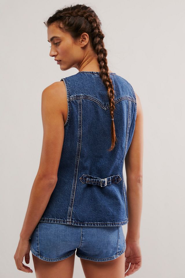 Levi's Longline Denim Vest #1