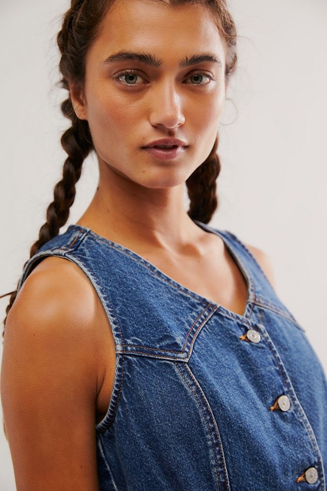 Levi's Longline Denim Vest #2