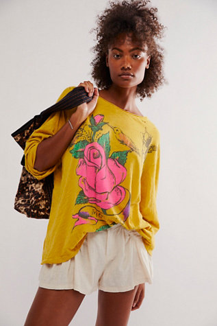 Magnolia Pearl Budding Rose Tee | Free People