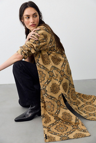 Veste chemise longue jacquard We The Free Brick Lane