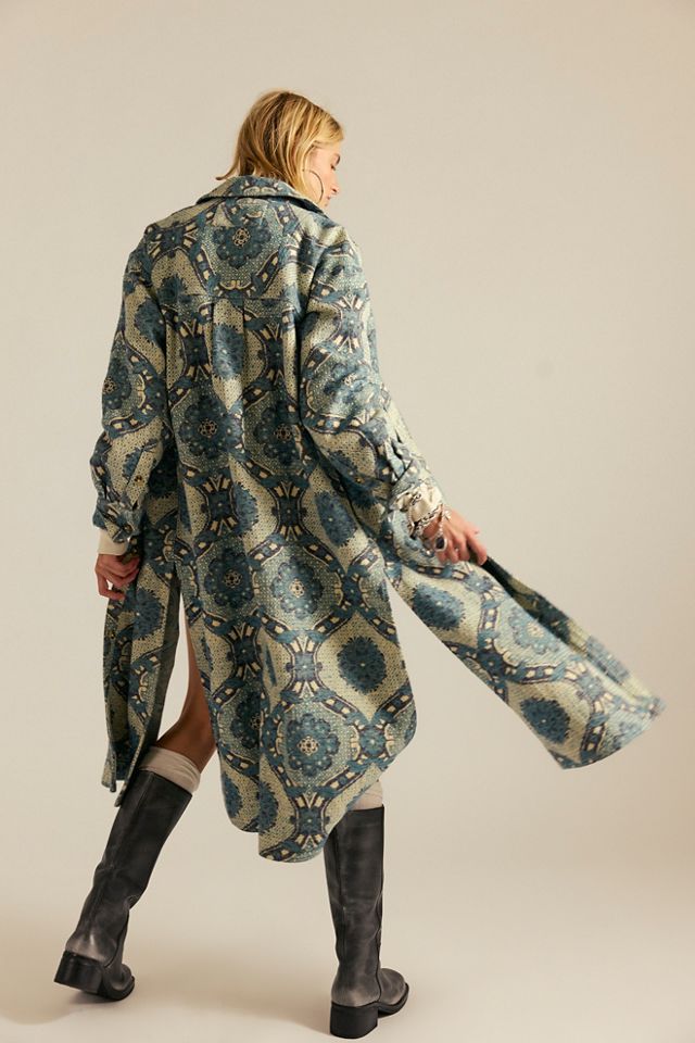 Veste chemise longue jacquard Brick Lane We The Free #1