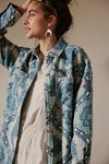 We The Free Brick Lane Jacquard Maxi Shirt Jacket