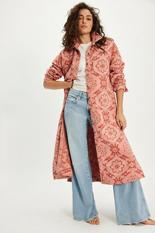 Free People ★ We The Free Brick Lane Jacquard Shirt Jacket Free People We The Free Brick Lane Jacquard Maxi Shirt