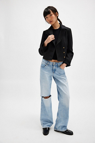 Manteau Violet par Free People en Noir, pour femme taille: XS