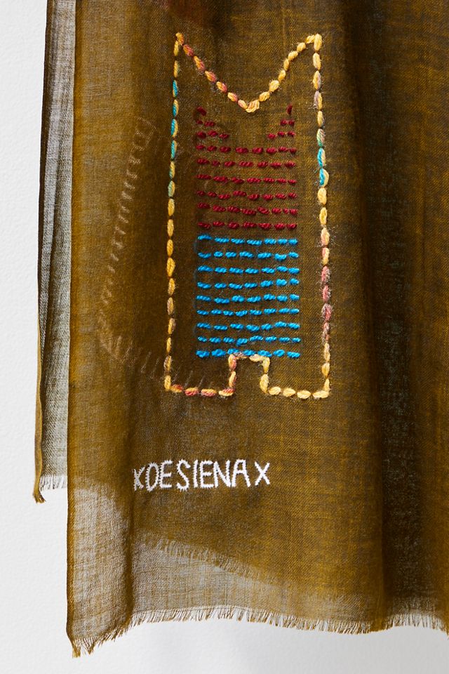 De Siena Patched Scarf #2