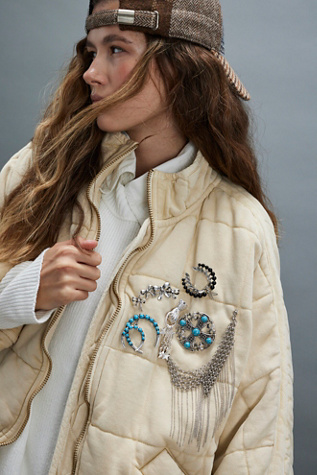 Beholder Of Wisdom Pin par Free People en Argent, pour femme