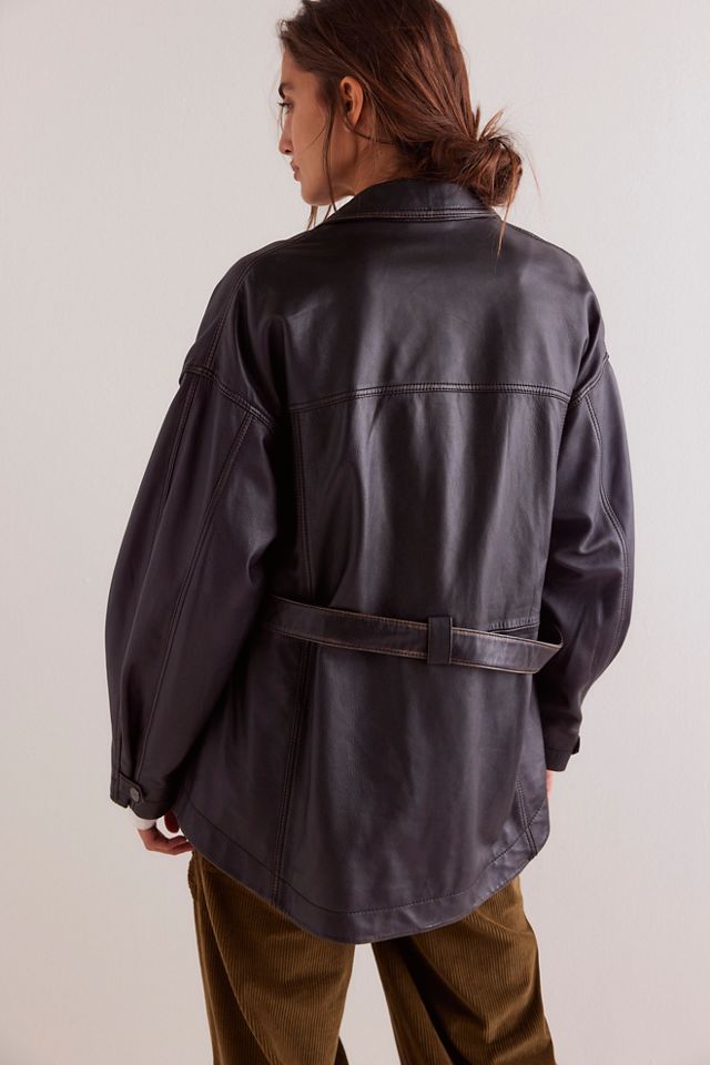 Knotted Leather Jacket #2