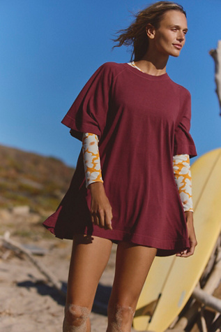 Icon Tee by FP Movement at Free People, Mahogany, L