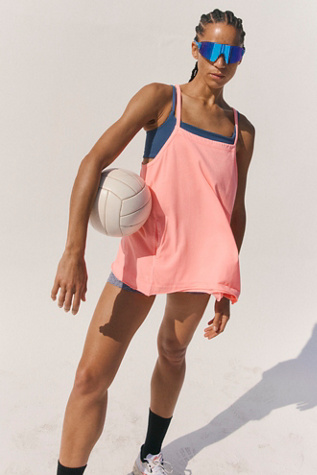 Square Up Tank Top by FP Movement at Free People, Peach, XS