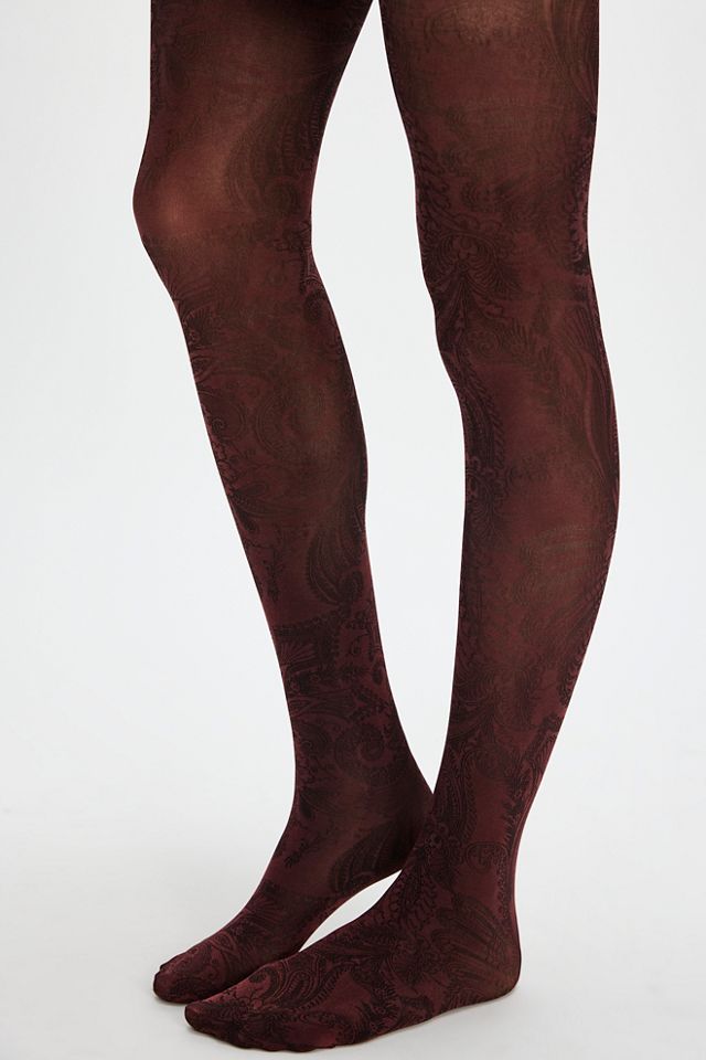 Midnight Brocade Tights #1