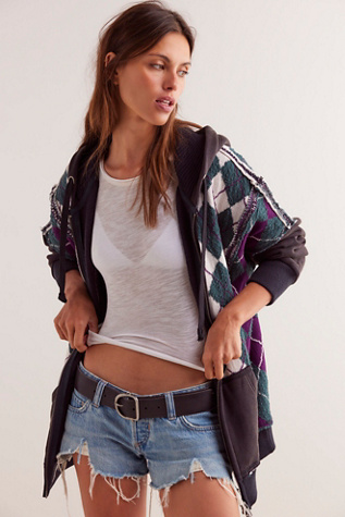 We The Free Roxy Argyle Cardi product page