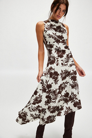 Summer Somewhere Jordan Dress at Free People in Blossom Shadows, Size: Small