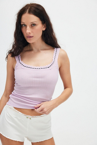 Only You Tank Top By Intimately At Free People In Lilac, Size: Large