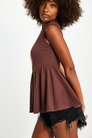 Remember Me Tunic at Free People in Chocolate Fondant, Size: XL