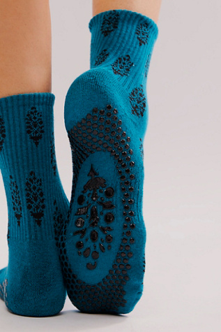 Buti Buti Pilates Grip Socks at Free People in Blue