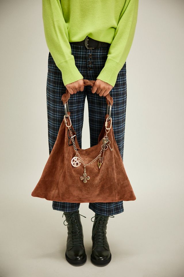 Bobbi Slouch Suede Tote #6
