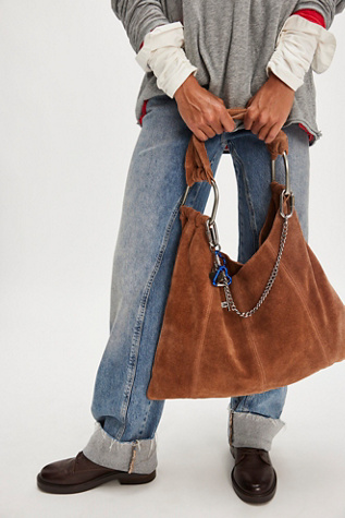 Bobbi Slouch Suede Tote