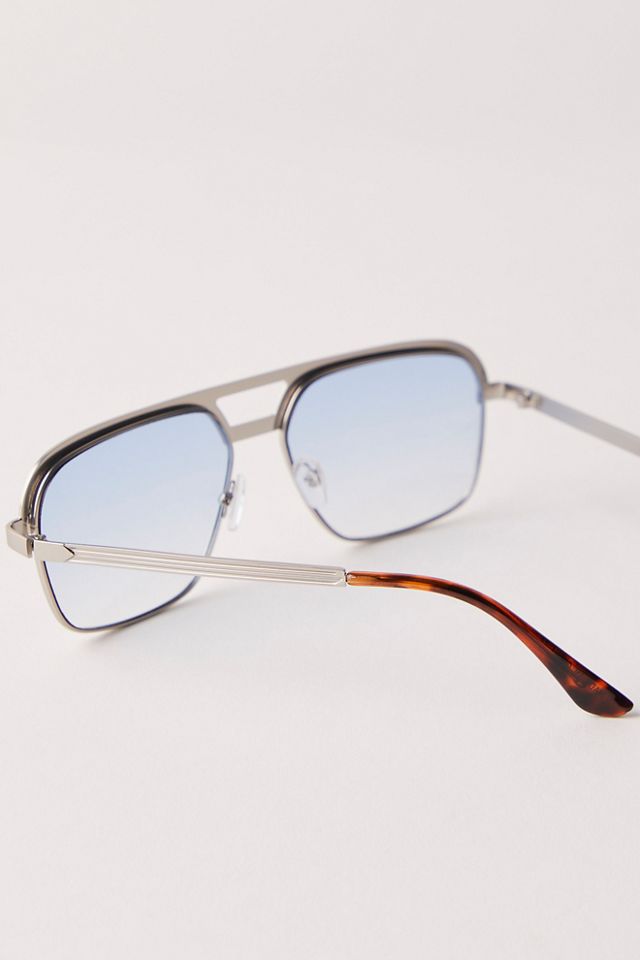 Maverick Metal Aviator Sunglasses #5