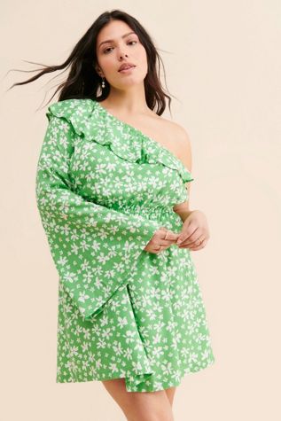Nuuly x Rue Stiic Tesni Mini One-Shoulder Dress